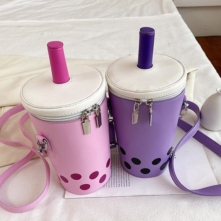 Milk Tea Cup Shaped Bag