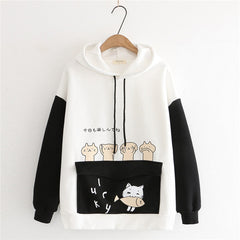 Kawaii Cat Hoodie
