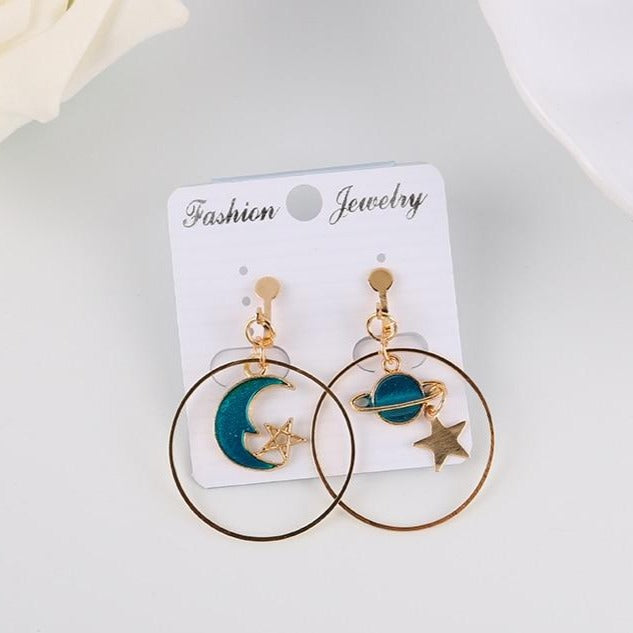 Star & Moon Earrings