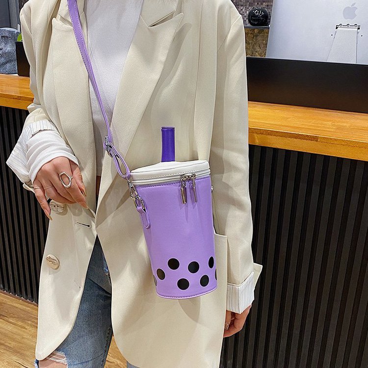 Milk Tea Cup Shaped Bag