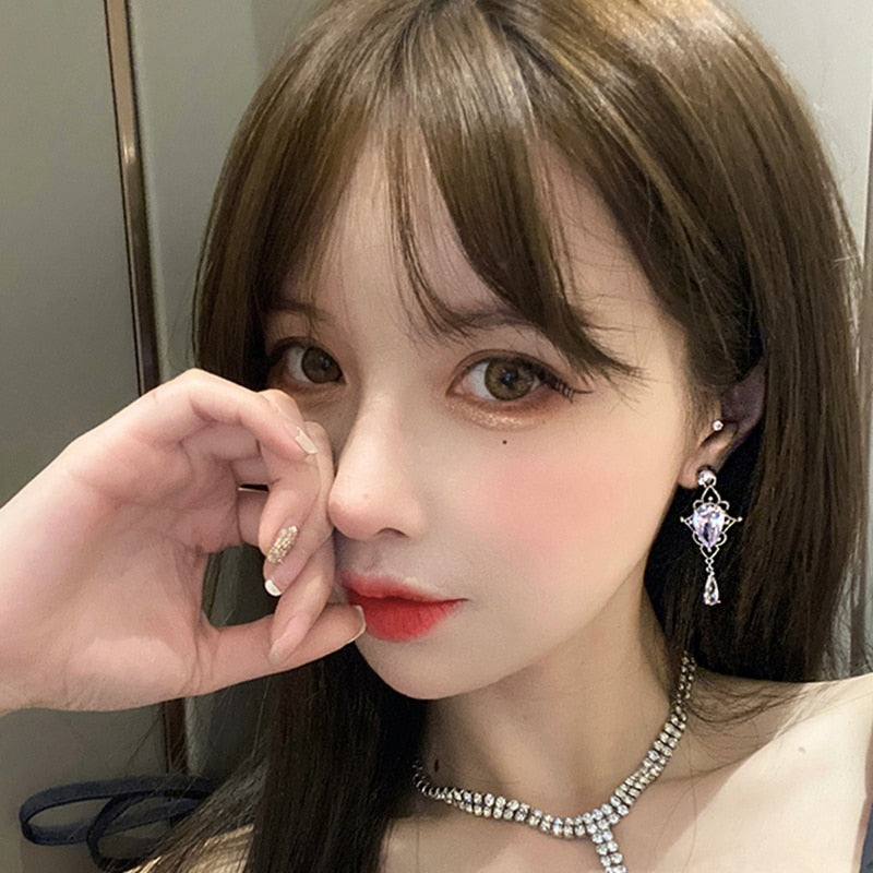 Crystal Drop Earrings