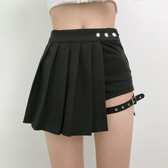 Gothic Style Asymmetrical Skirt
