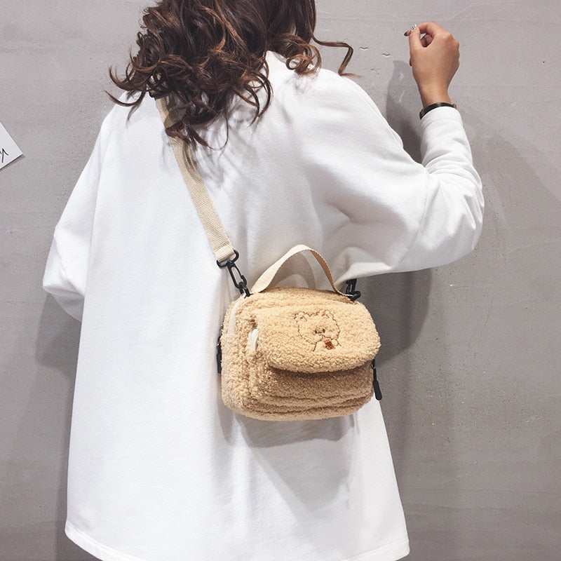 Plush Shoulder Bag