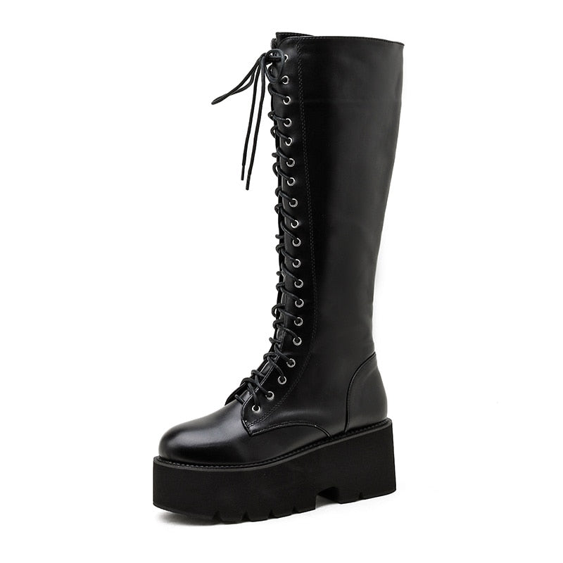 Chunky Platform High Boots