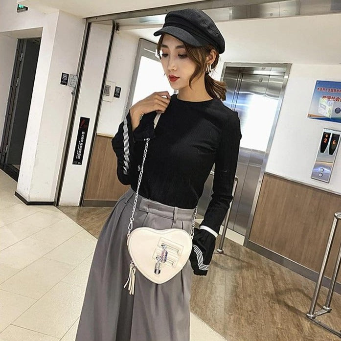 Heart Shape Crossbody Bag