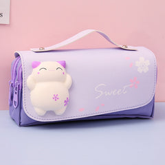 Kawaii Soft Animals Pencil Case