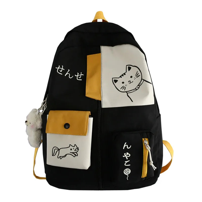 Kawaii Waterproof School Backpack