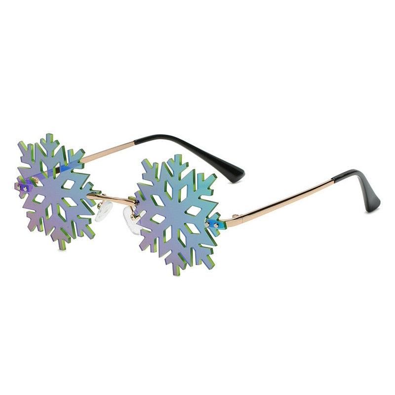 Snowflake Rimless Glasses