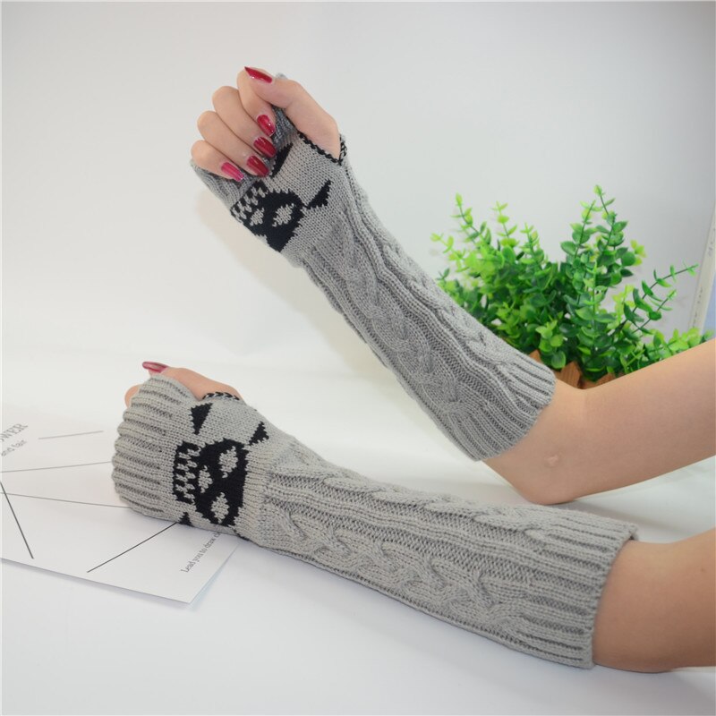 Harajuku Style Skull Arm Warmers