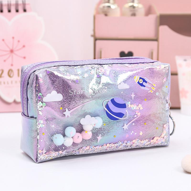 Glitter Stars Pencil Case