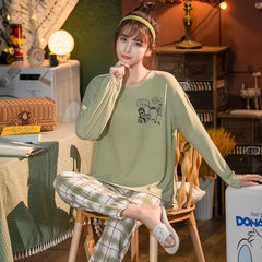 Harajuku Long Sleeve Pajama Set