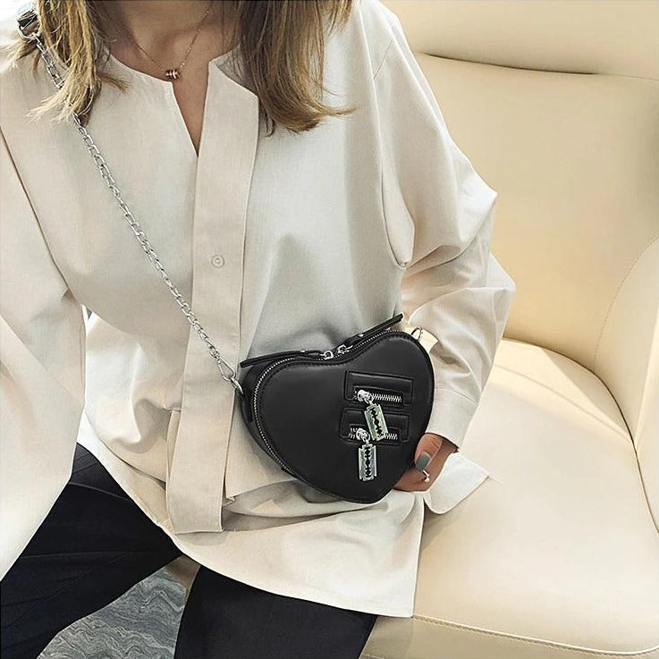 Heart Shape Crossbody Bag
