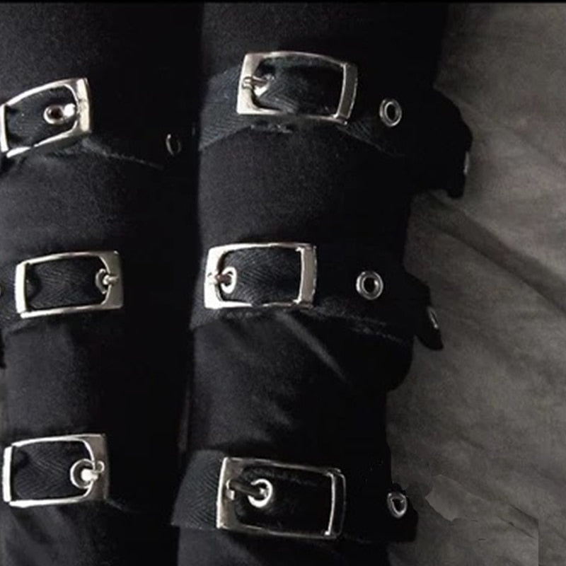 Gothic Arm Warmers with Straps