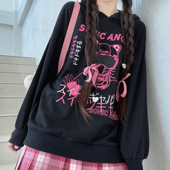 Pastel Goth Anime Hoodie