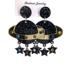 Shiny Planet Earrings