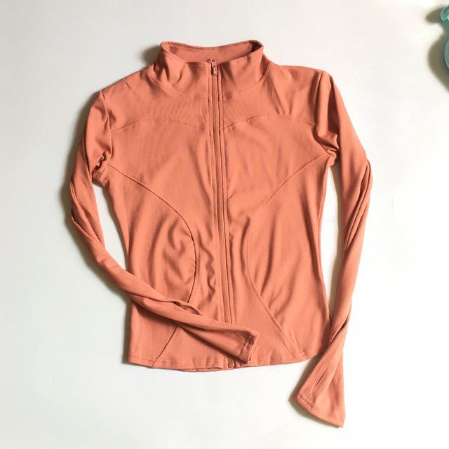 Yoga & Fitness Women's Long Sleeves Zipper Jacket