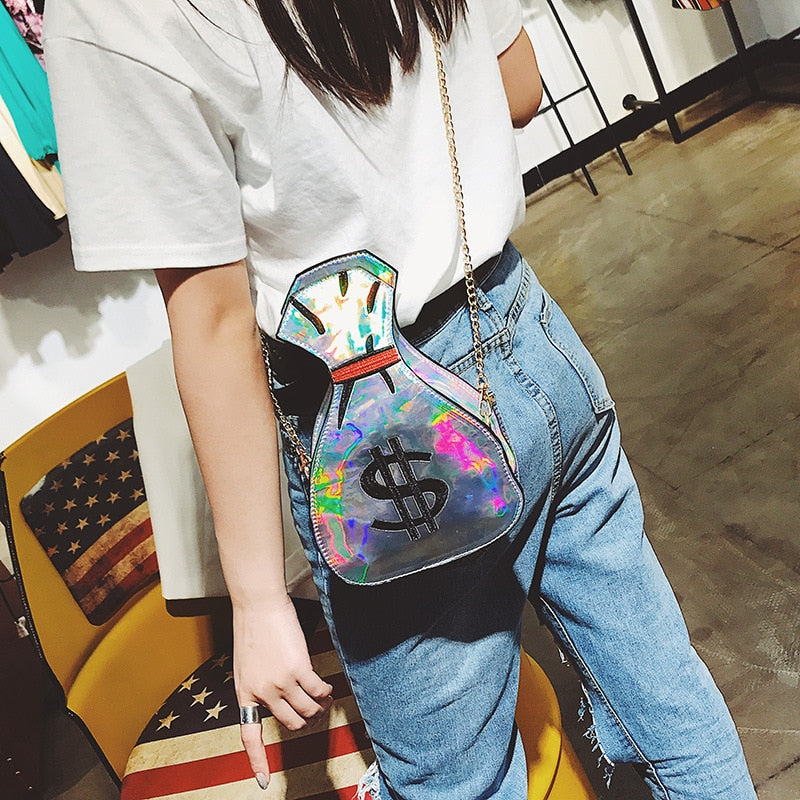 3D Dollar Shoulder Bag