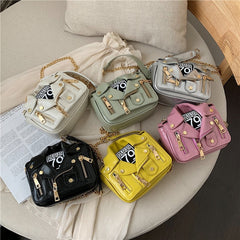 Zipper Jacket Messenger Bag