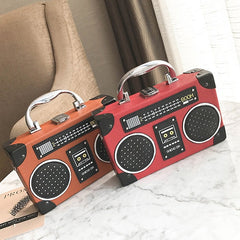 Retro Radio Box Handbag