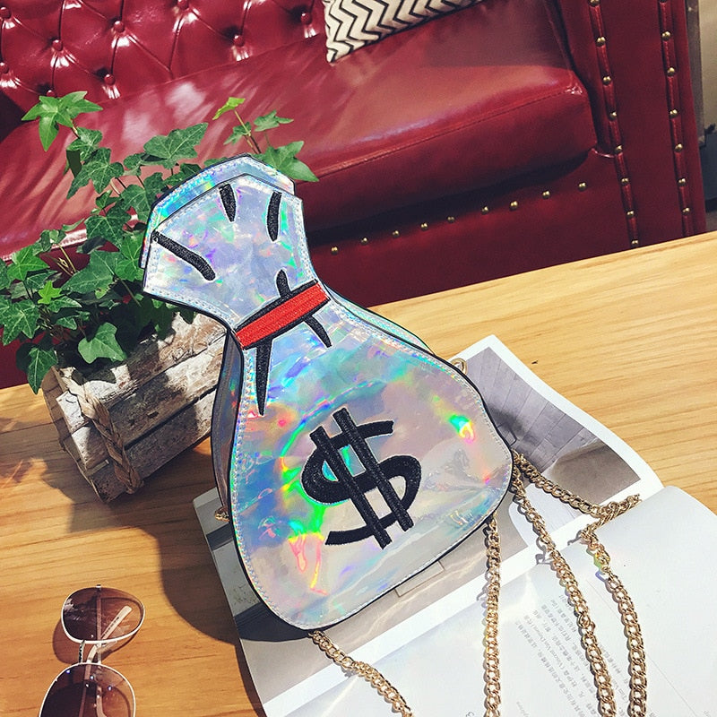 3D Dollar Shoulder Bag