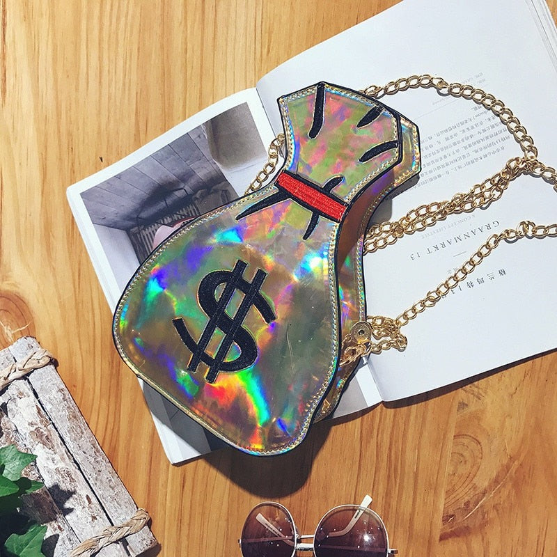 3D Dollar Shoulder Bag