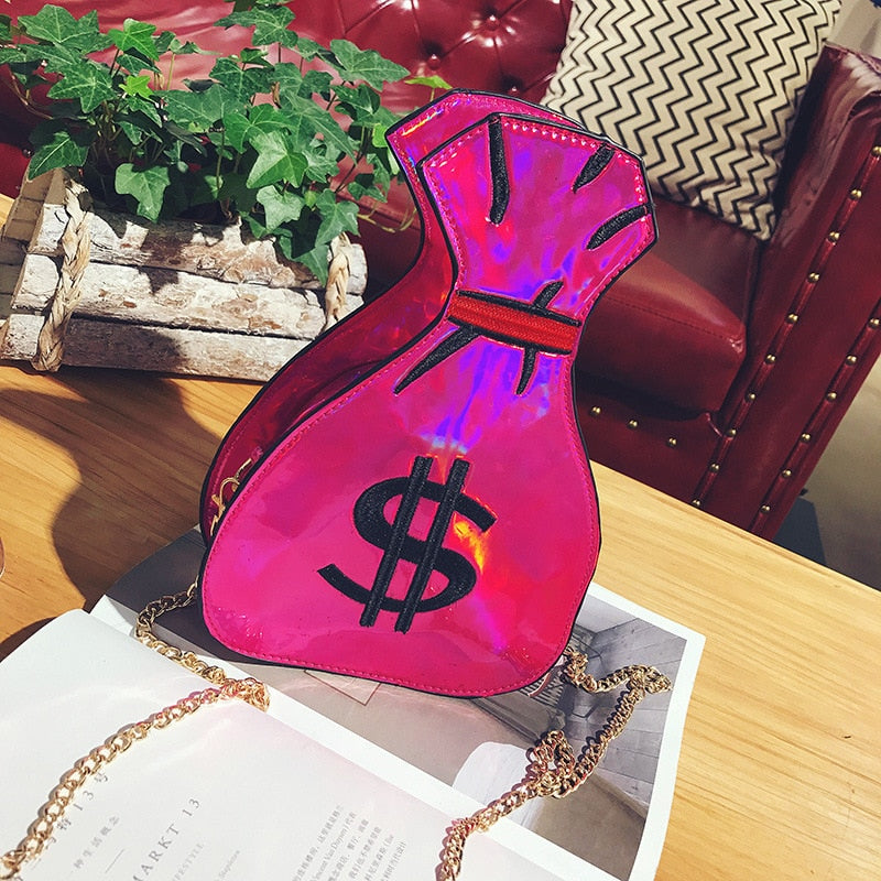 3D Dollar Shoulder Bag