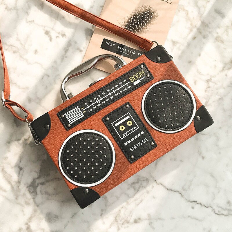 Retro Radio Box Handbag