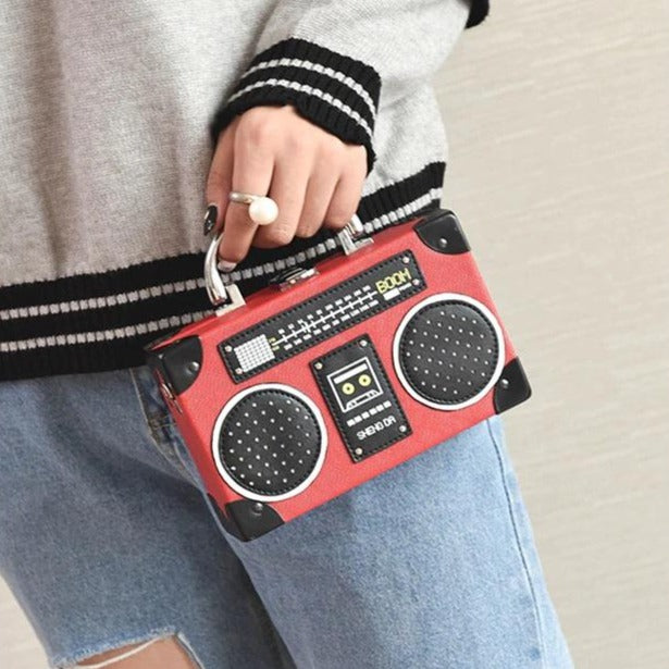 Retro Radio Box Handbag