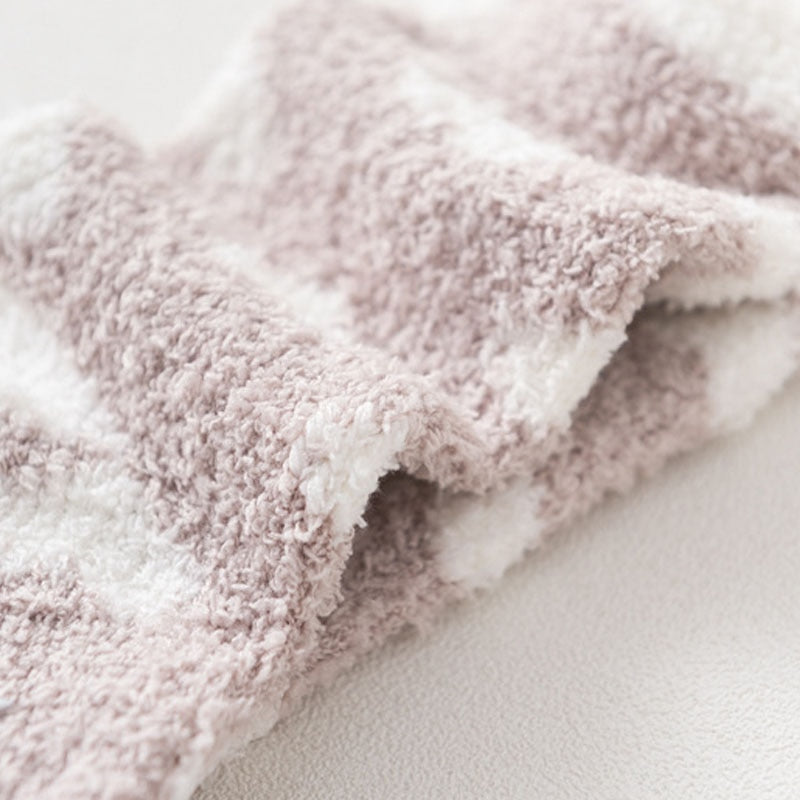 Warm Fluffy Heart Socks