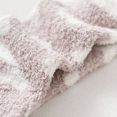 Warm Fluffy Heart Socks