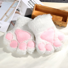 Soft Kitten Paw Warm Gloves