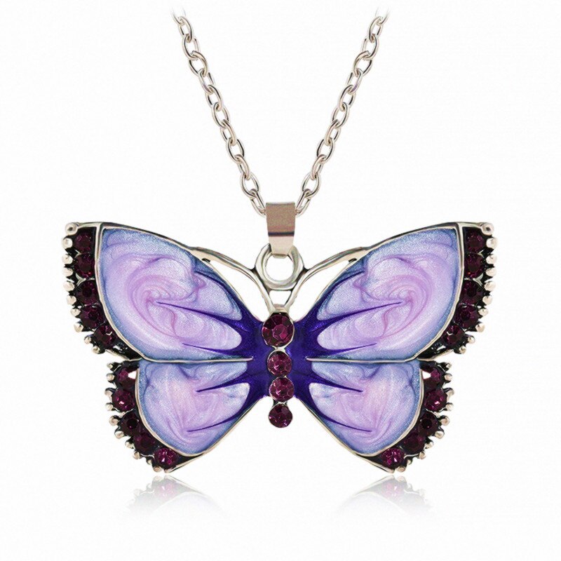 Metal Butterfly Necklace