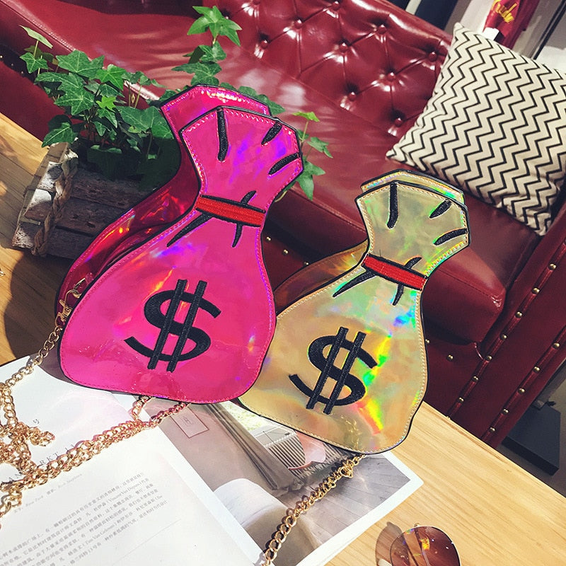 3D Dollar Shoulder Bag