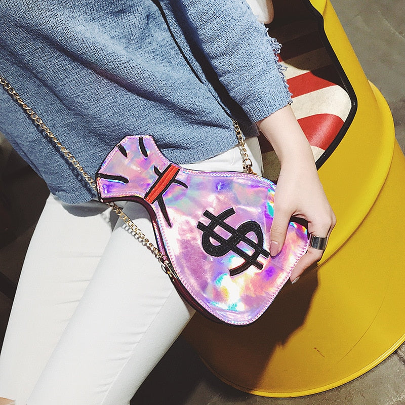 3D Dollar Shoulder Bag