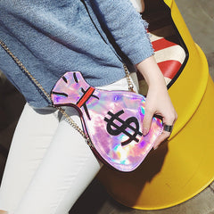 3D Dollar Shoulder Bag