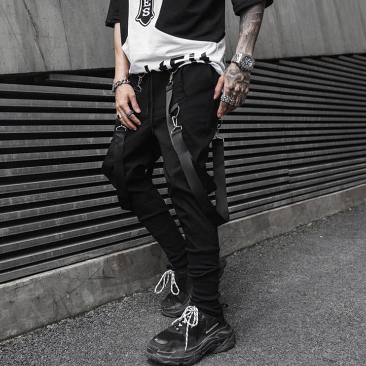 Techwear Style Men Cargo Pants