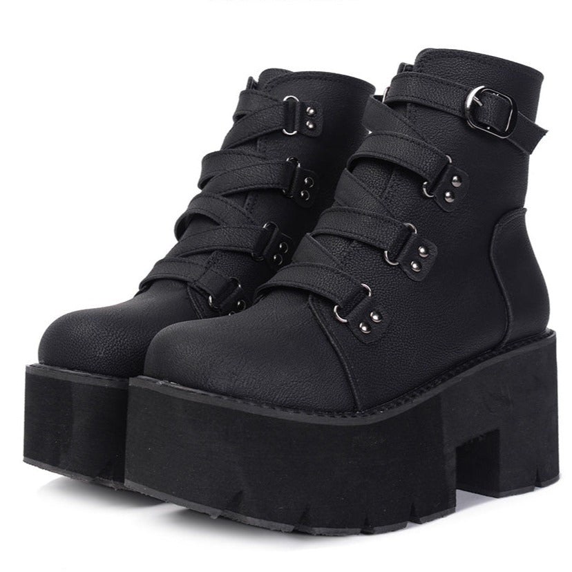 Platform Ankle Boots