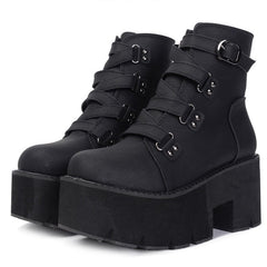 Platform Ankle Boots