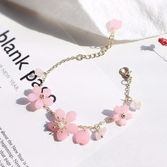 Sakura Flower Bracelet