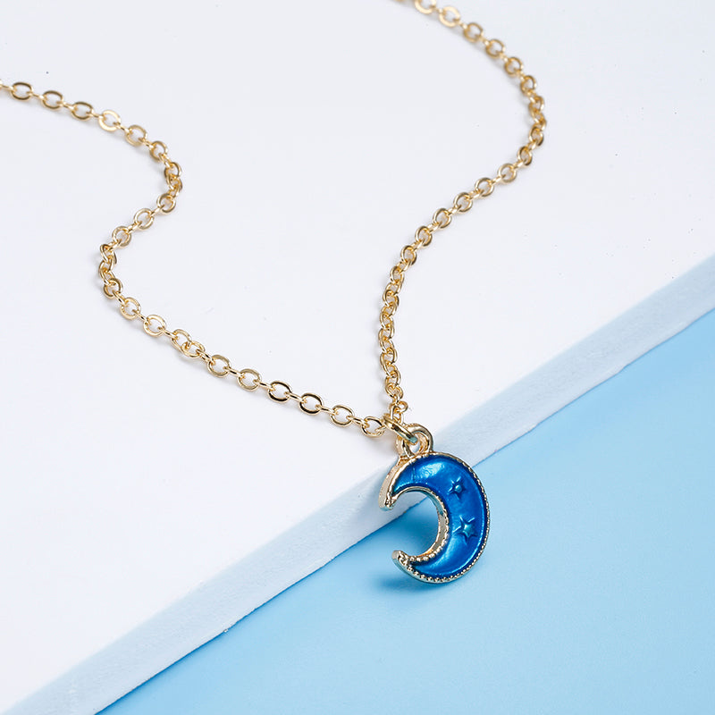 Star & Moon Cute Necklace