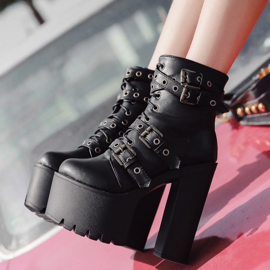 Platform Gothic Boots