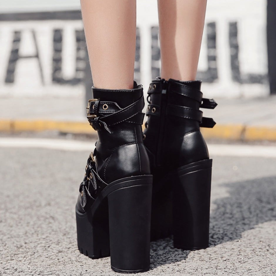 Platform Gothic Boots