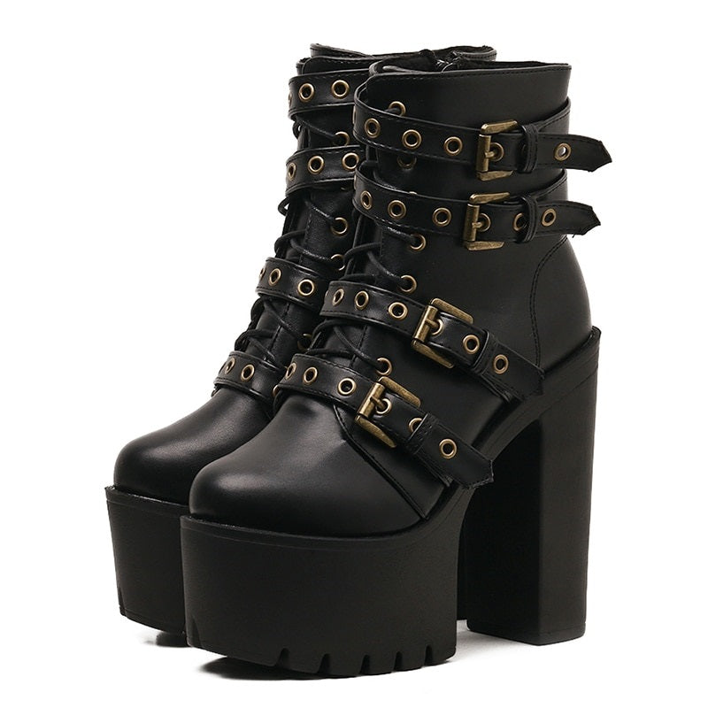 Platform Gothic Boots