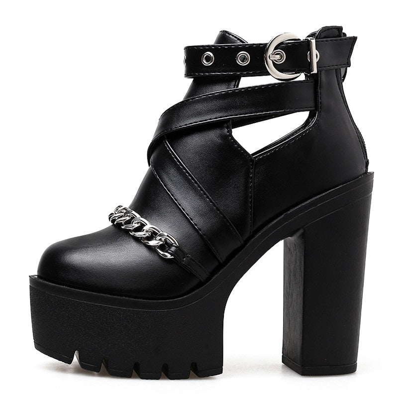 Punk Style Platform Boots