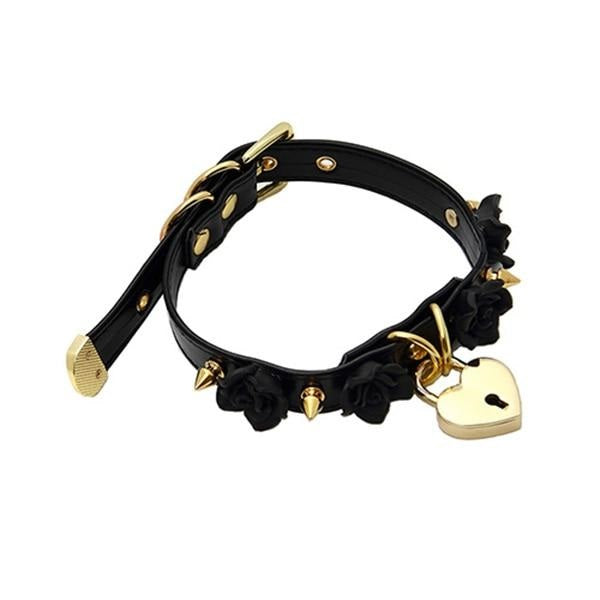 Spiked Flower Choker