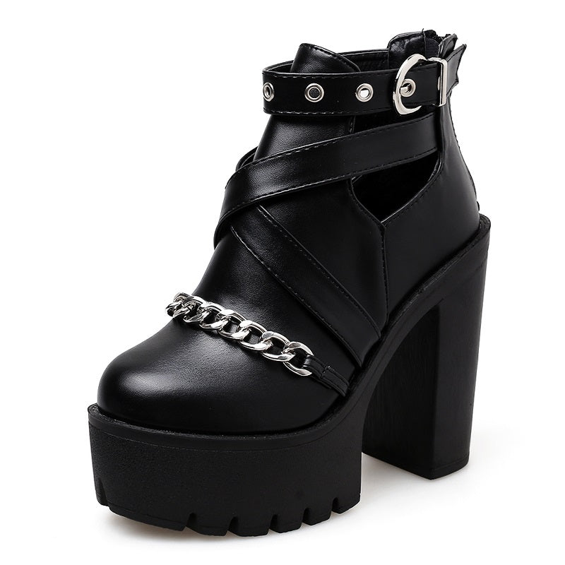 Punk Style Platform Boots