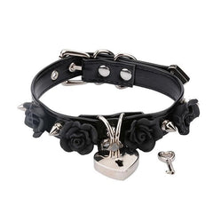 Spiked Flower Choker