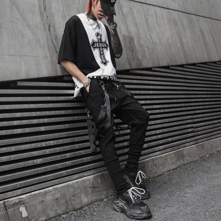 Techwear Style Men Cargo Pants