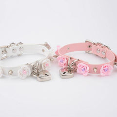 Spiked Flower Choker