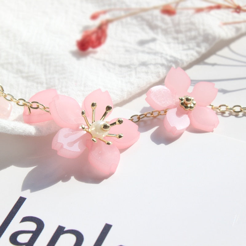 Sakura Flower Bracelet